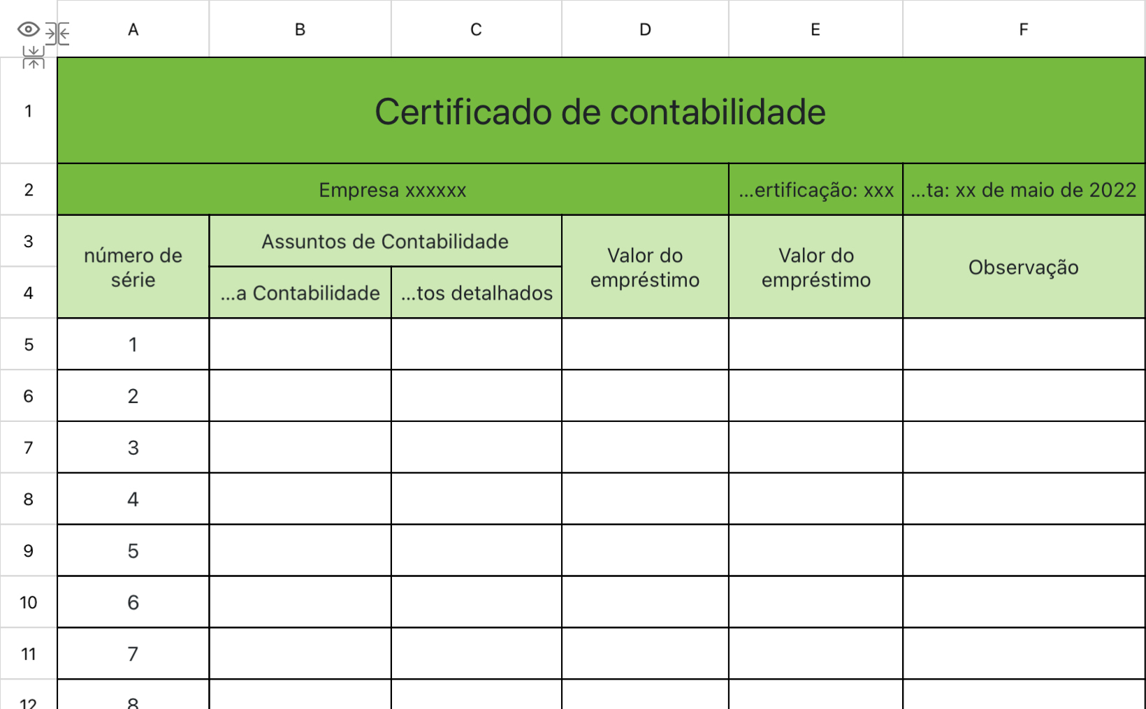 Certificados de contabilização 2